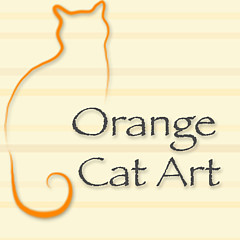 Orange Cat Art