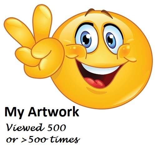 Artworks Viewed More Than 500 Times
